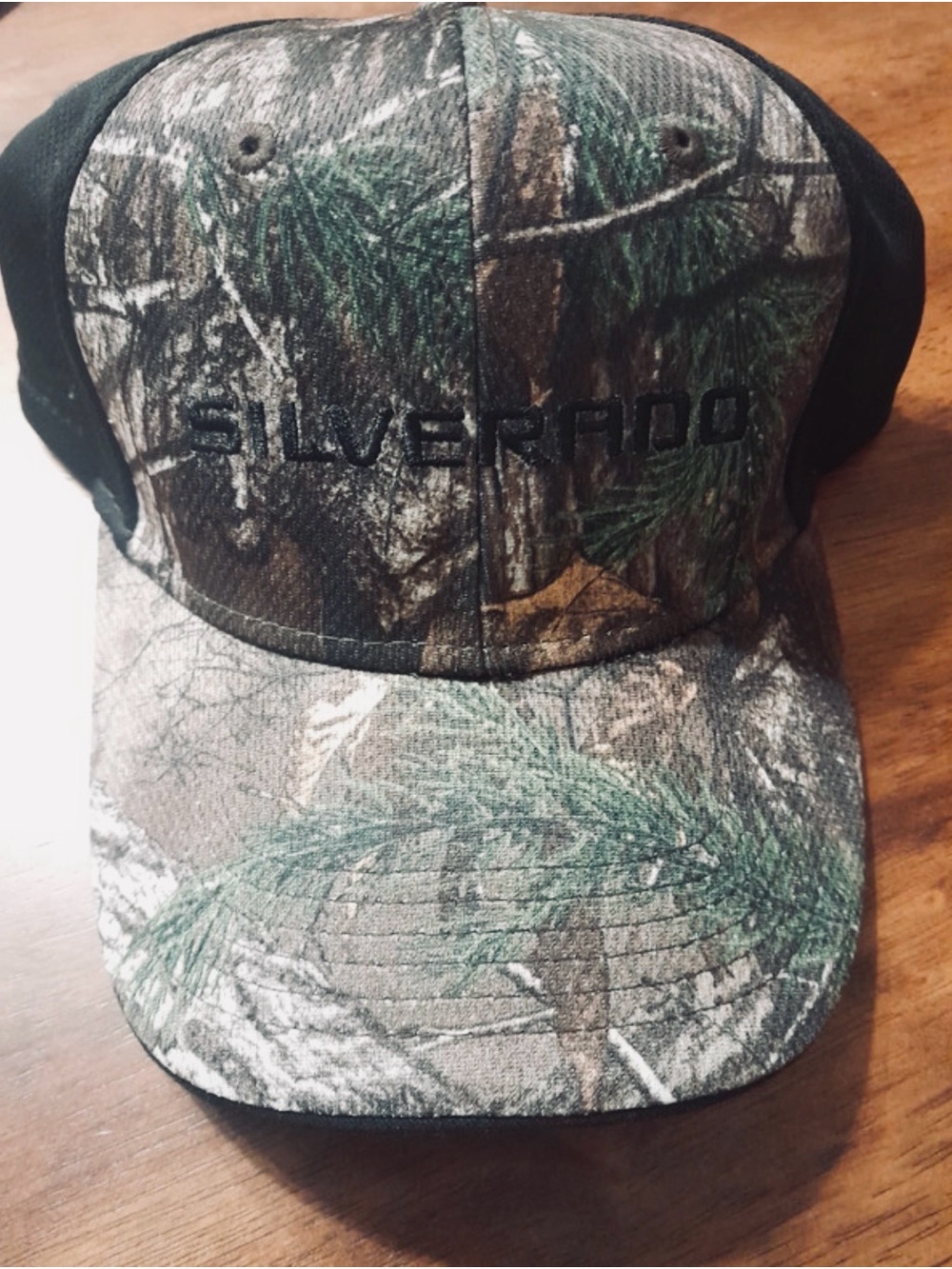 Realtree Camo Silverado Embroidered Baseball Cap - Green/Brown/Black